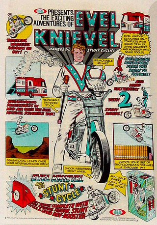 Illustration for article titled The Nine Lives of Evel Knievel, the Superstar Who Wanted to Jump the Grand Canyon